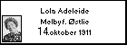 Lola Adeleide Melby f. stlie